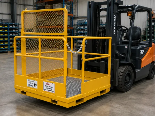 Forklift Sepeti çelik imalat ürünü