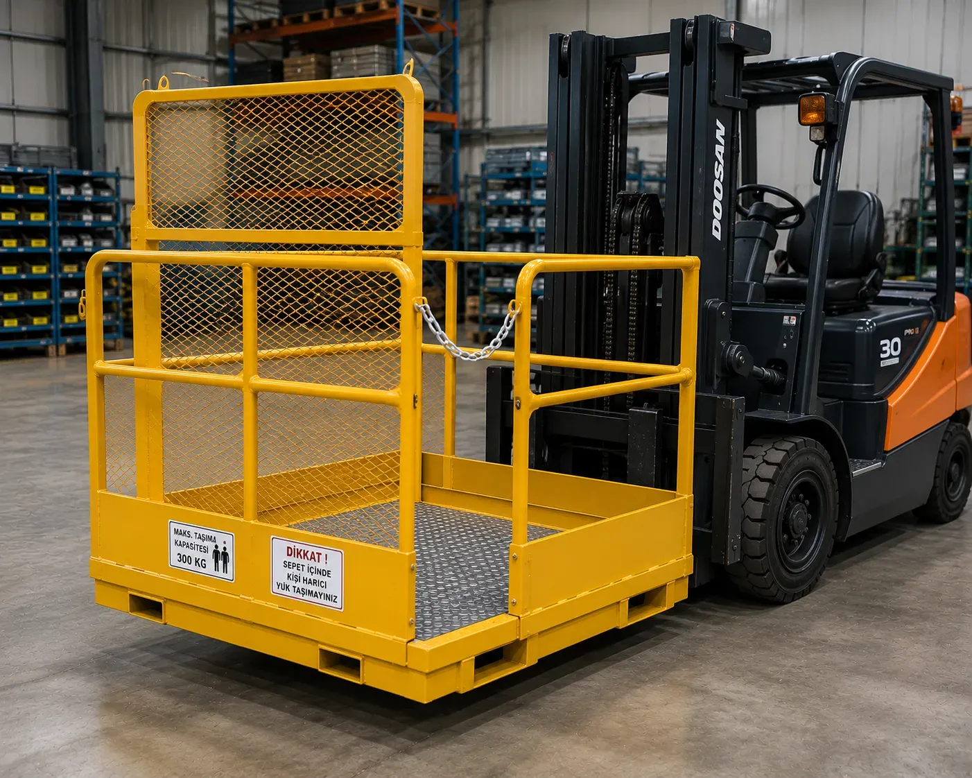 Forklift Sepeti çelik imalat ürünü
